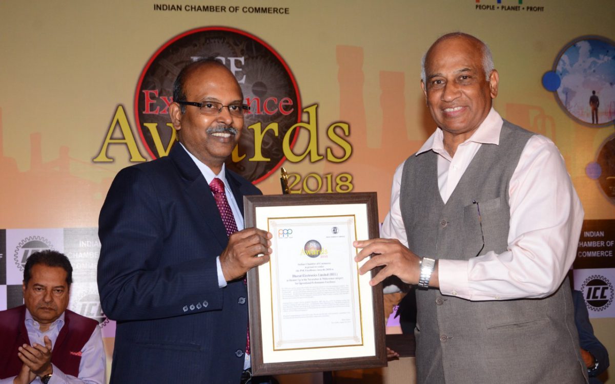 “Indian Chamber of Commerce (ICC) PSE Excellence Awards for ‘R&D Excellence’, ‘Operational Performance Excellence’ and ‘Human Resources Management Excellence’.”