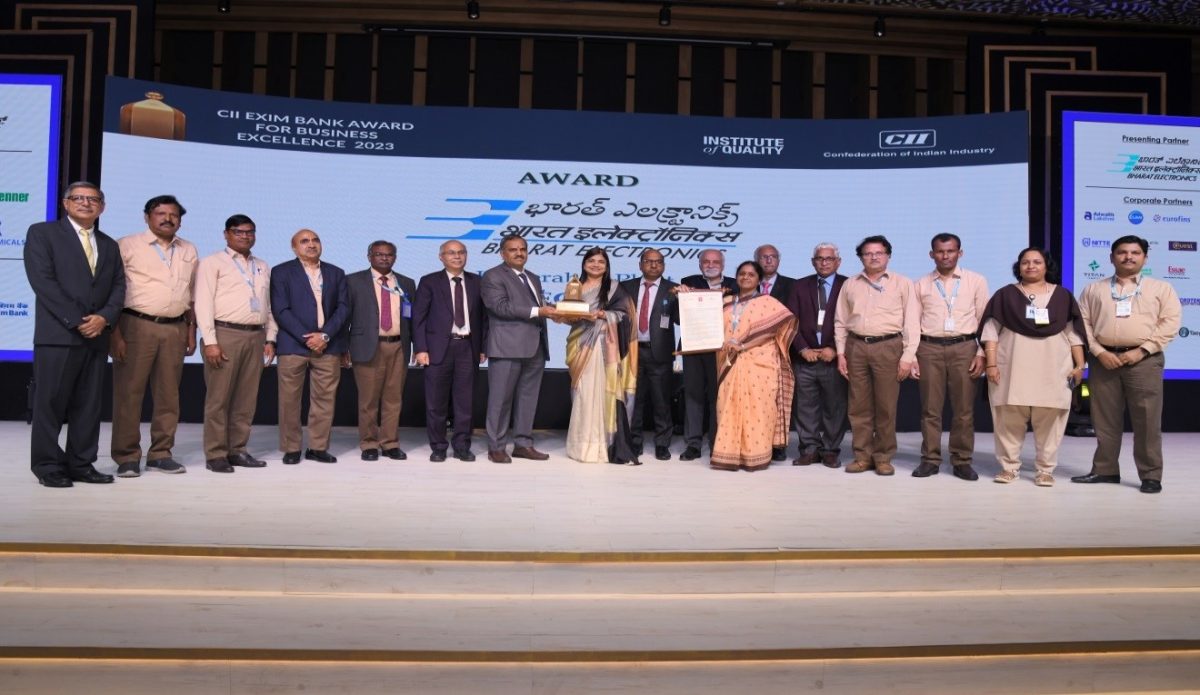 Hyderabad Unit wins CII EXIM Bank Business Excellence Award 2023.