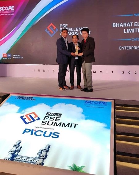 PSE Excellence Award – BEL wins PSE Excellence Award for Cyber Security under the category